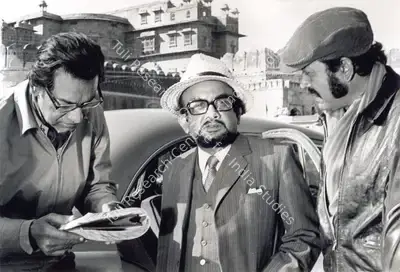 Nemai Ghosh (Still Photographer), Sonar Kella, 1974, Working Still