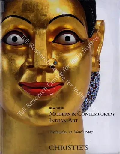 Christie's (Auction House), Modern and Contemporary Indian Art, 2007, Auction Catalogue