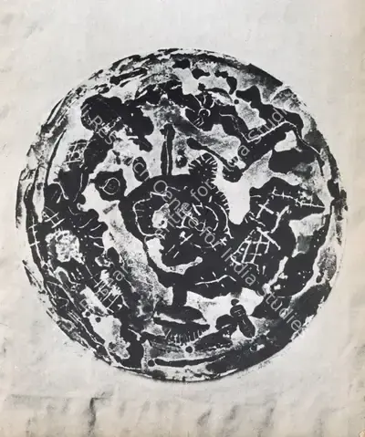 Sailen Mitra (Artist), Untitled, 1965, Collage