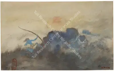 Mukul Dey (Artist), Rama, Painting
