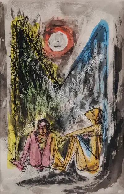 Laxman Pai (Artist), Untitled, 1961, Painting