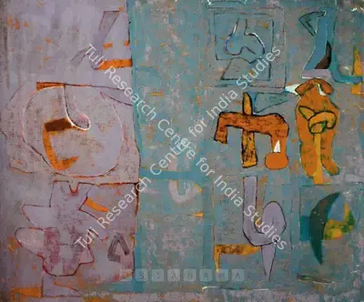 Kolte, Prabhakar (Artist). Untitled, 1982 | Painting, Sa.Onl/07.12.06, 2006 · Saffronart