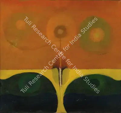 Bimal Dasgupta (Artist), Untitled, 1972, Painting