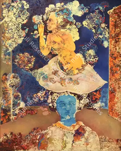 Sakti Burman (Artist), Untitled, 1975, Painting