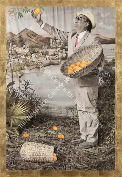 Waswo X. Waswo (Artist), The Observationist in a Stolen Garden, 2017, Graphic Art