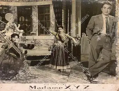 Balwant Bhatt (Producer), Madame X Y Z, 1959, Lobby Card
