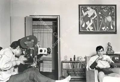 Nemai Ghosh (Still Photographer), Sonar Kella, 1974, Working Still