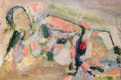 Tyeb Mehta (Artist), Untitled, 1959, Painting