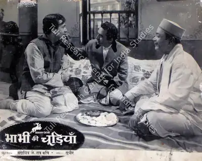 Aravind Laad (Cinematographer), Bhabhi Ki Chudiyan, 1961, Lobby Card
