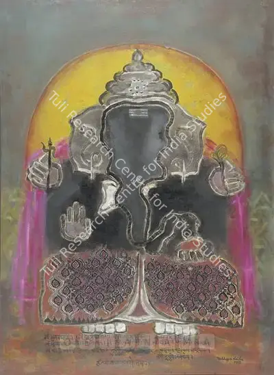Reddeppa Naidu (Artist), Ganesha, 1998, Painting