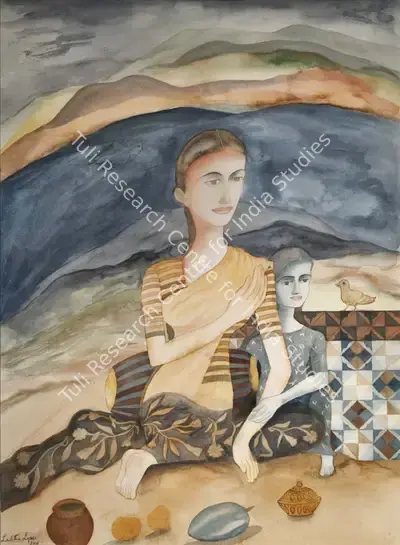 Lalitha Lajmi (Artist), Untitled IV, 2010, Painting