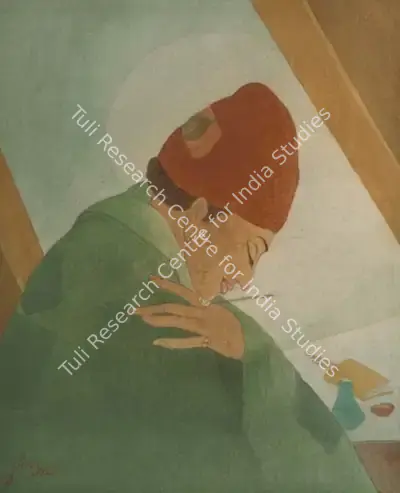 M.A.R. Chughtai (Artist), Untitled, Painting