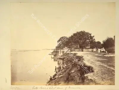 William Baker (Photographer), Suttee Chowra Ghat scene of massacre. Cawnpore, 1865, Antiquarian Photograph