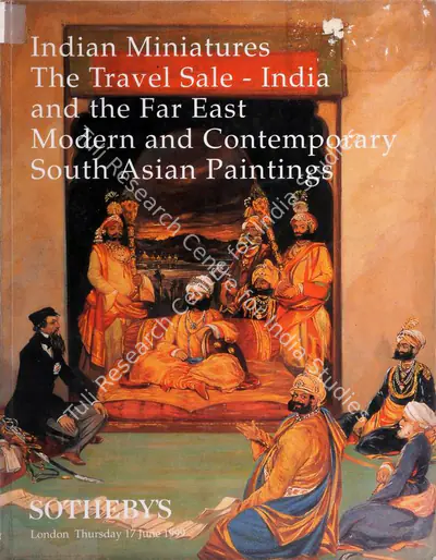 Sotheby's (Auction House), Indian Miniatures, 1999, Auction Catalogue