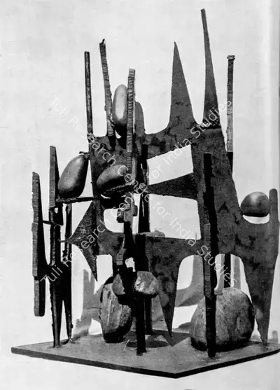 Pilloo Pochkhanawala (Artist), Steel Nest, 1969, Relief Work