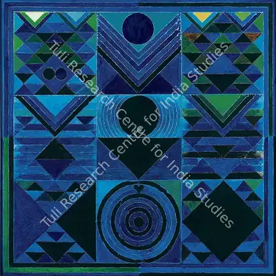 Raza, S.H. (Artist). Prakriti. Acrylic on canvas, 1997 | Painting | FineArts | 00546793