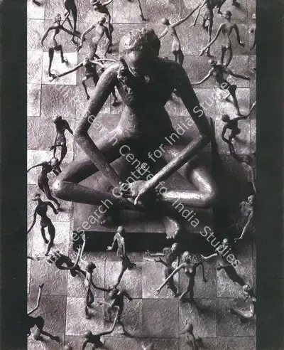 K.S. Radhakrishnan (Artist), Book on the noted Sculptor, 2004, Solo Exhibition Invitation