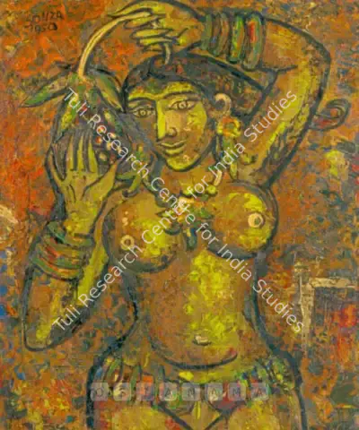 F.N. Souza (Artist), Untitled, 1950, Painting