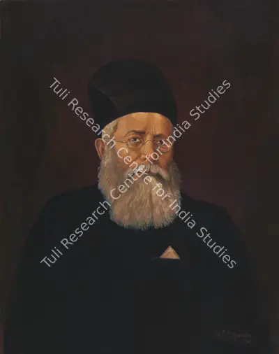 Pithawala, M.F. (Artist). Portrait. Oil on paper pasted on board, 1926 | Painting | FineArts | 00332023