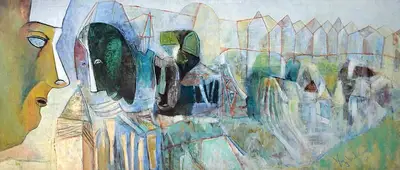 K.S. Kulkarni (Artist), Untitled, 1967, Painting
