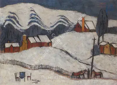 K.K. Hebbar (Artist), Untitled, 1957, Painting