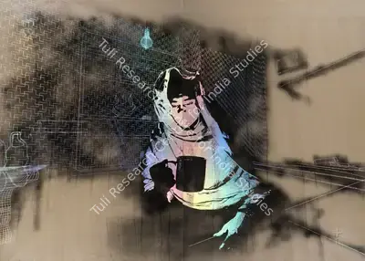Justin Ponmany (Artist), Not my cup of tea (Plastic memory), 2008, Painting