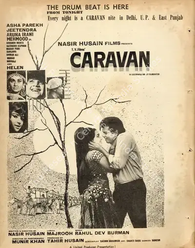Tahir Husain (Producer), Caravan, 1971, Advertisement