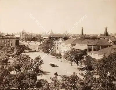 Studio Clifton & Co. (Photographic Studio), Esplanade Road, Bombay, 1900, Antiquarian Photograph