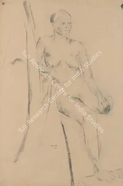 Akbar Padamsee (Artist), Untitled, 1966, Drawing