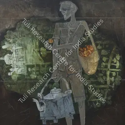 Ray, Shyamal Dutta (Artist). Untitled, 2001 | Painting, Sa.Onl/26.02.26, 2026 · Saffronart