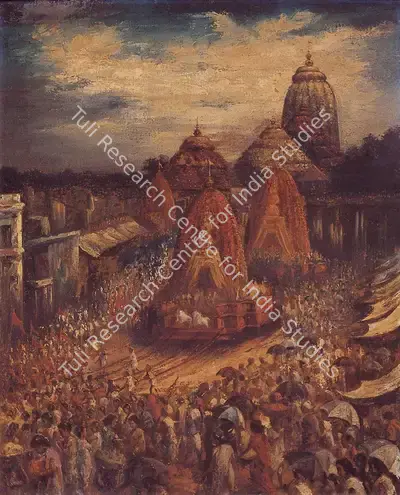 Sureshchandra Ghosh (Artist), Maha Jagannath Darshan, 1913, Painting