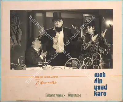 K. Amarnath (Producer), Woh Din Yaad Karo, 1971, Photographic Still Mounted on Lobby Card
