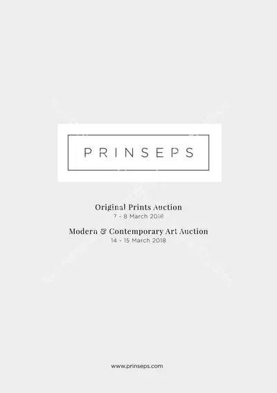 Prinseps (Auction House), Original Prints Auction, 2018, Auction Catalogue
