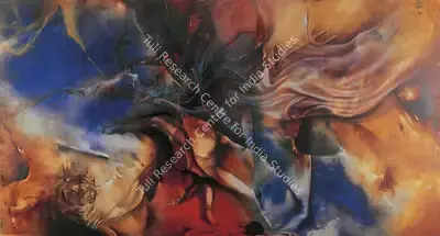 Jaideep Mehrotra (Artist), Tandav, 2002, Painting