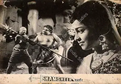 Babubhai Mistri (Director), Shamsheer, 1967, Lobby Card