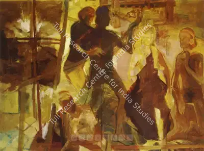 Arunanshu Chowdhury (Artist), Untitled, 1993, Painting