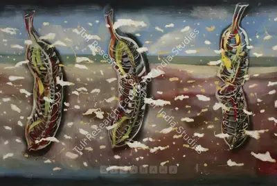 Sudarshan Shetty (Artist), Recalling The Broken Sentence, 2005, Painting