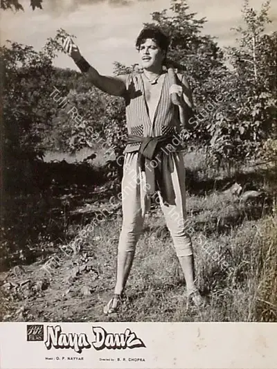 M.N. Malhotra (Cinematographer), Naya Daur, 1957, Lobby Card