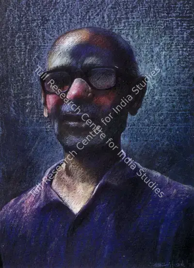 Bikash Bhattacharjee (Artist), Untitled, 1983, Drawing