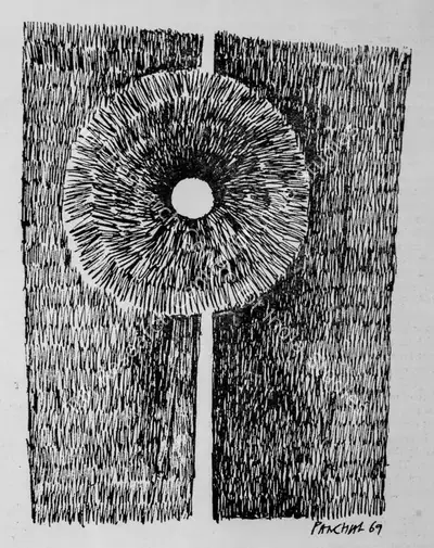 Rajnikant Panchal (Artist), Untitled, 1969, Graphic Art
