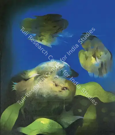 Dasgupta, Bimal (Artist). Symphony, 1981 | Painting, AG.Mum/26.09.24, 2024 · Asta Guru
