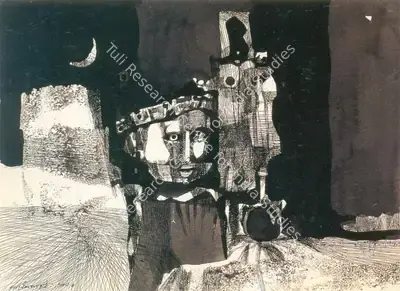 Ganesh Pyne (Artist), Untitled, 1965, Drawing