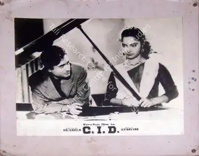 V.K. Murthy (Cinematographer), C I D, 1956, Lobby Card