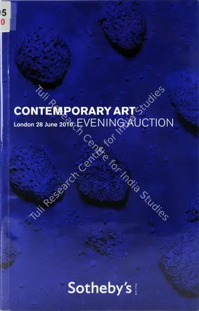 Sotheby's (Auction House), Contemporary Art, 2010, Auction Catalogue