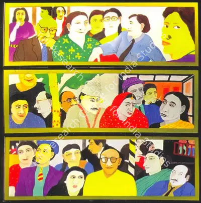 Farhad Hussain (Artist), Marriage Party On 24Th Oct, 2005, Painting