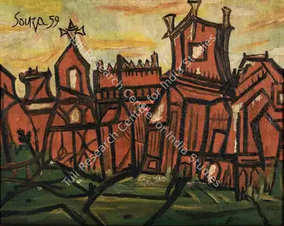 F.N. Souza (Artist), Untitled, 1959, Painting