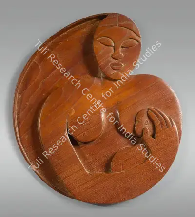 A.M. Davierwalla (Artist), Untitled (Mother & Child), 1948, Sculpture