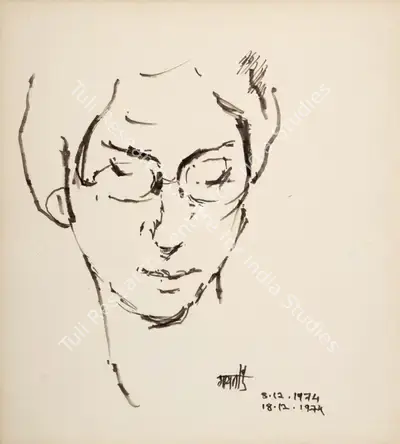 V.S. Gaitonde (Artist), Untitled, 1974, Drawing