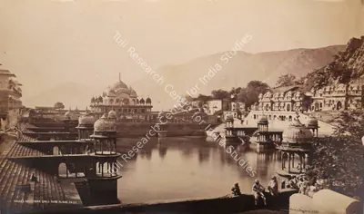 Studio Bourne & Shepherd (Photographic Studio), Sagar & Bakhtawar Singh's Tomb. Alwar, 1872, Antiquarian Photograph