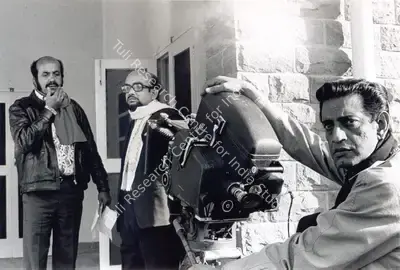 Nemai Ghosh (Still Photographer), Sonar Kella, 1974, Working Still